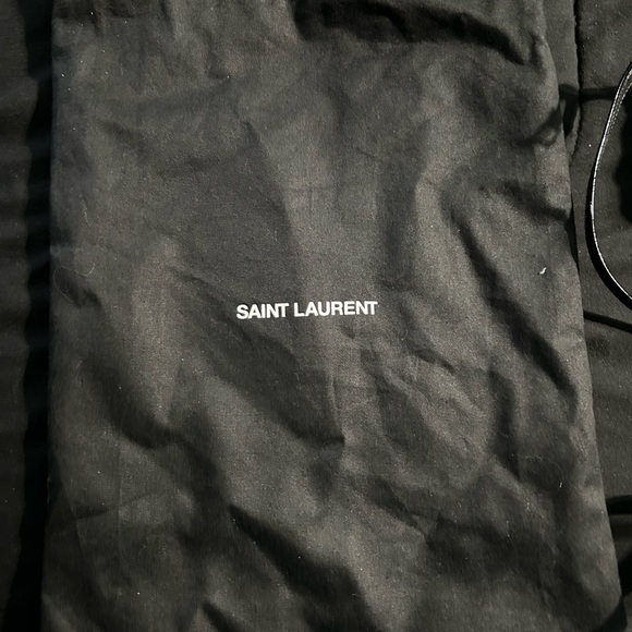 Opyum YSL Logo-Heel Sandals with Golden Hardware 110mm - Picture 5 of 5